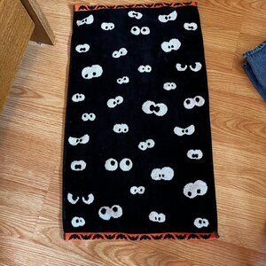 Halloween Hand Towel Ghosts Bats Eyes Caro Home